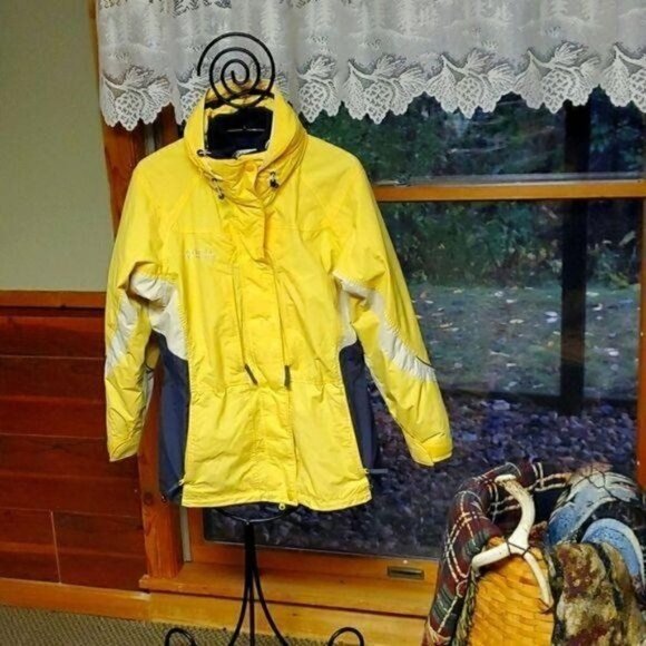 Columbia Core 3-1 Fleece Lined Cinched Hooded Long Sz. M Coat w Pockets - Picture 1 of 16